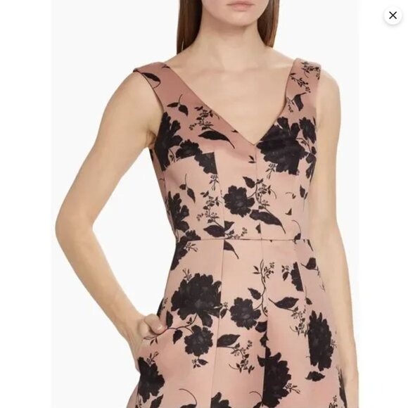 Emilia Wickstead Petrova Floral V-Neck Midi-Dress - Picture 2 of 7